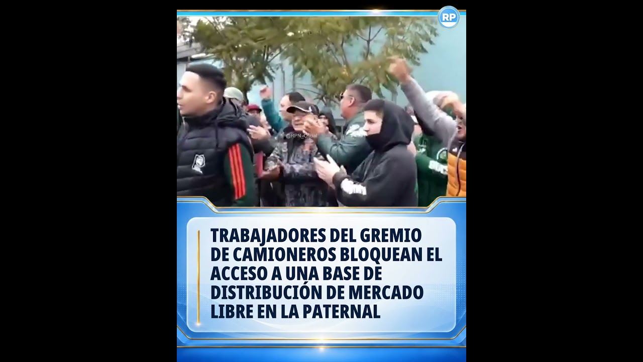 Truckers union workers BLOCK access to Mercado Libre distribution center