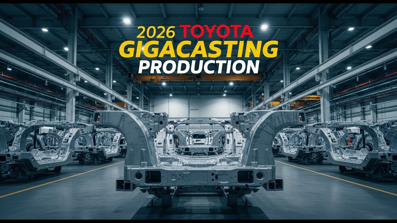 2026 Toyota Gigacasting Production Line | How Toyota Makes a Car Body in 3 Minutes