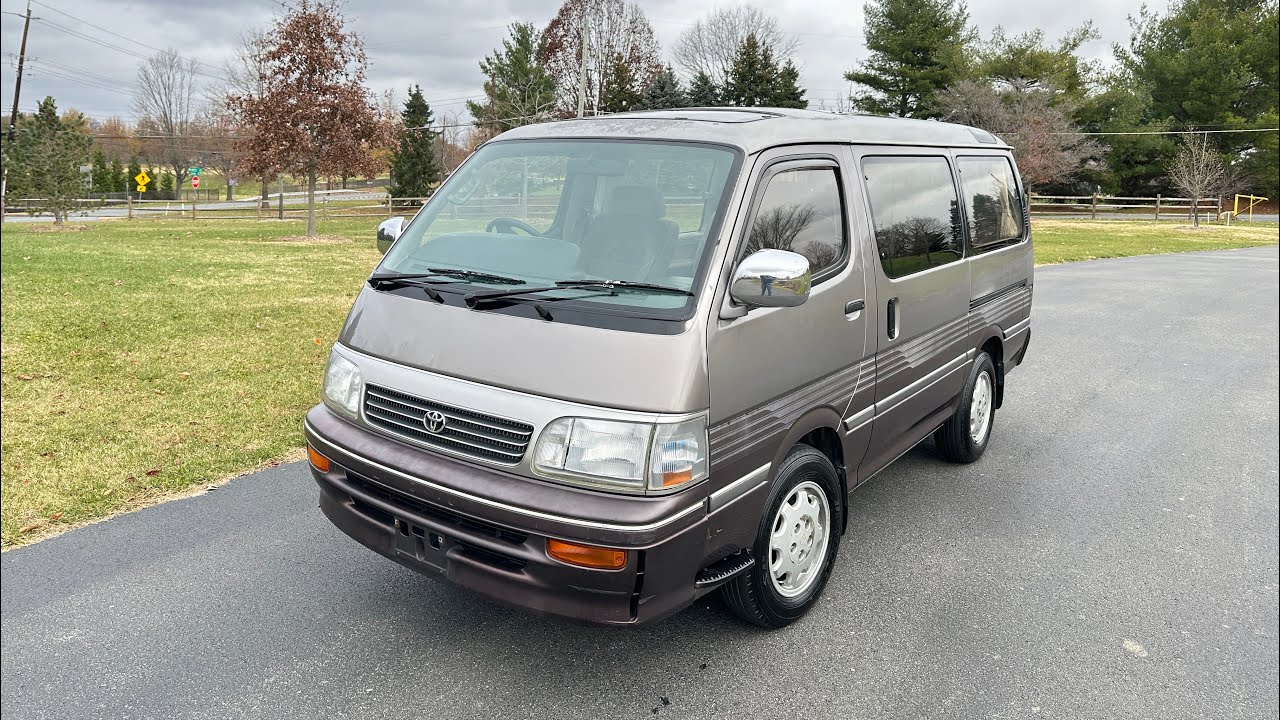 1994 TOYOTA HIACE SUPER CUSTOM LIVING SALOON EX KZH100 - TURBO DIESEL - JDM - WALK AROUND
