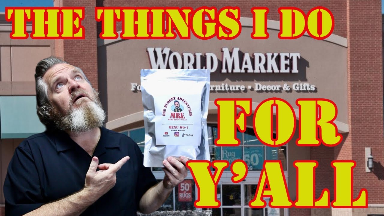 Homemade MRE from World Market