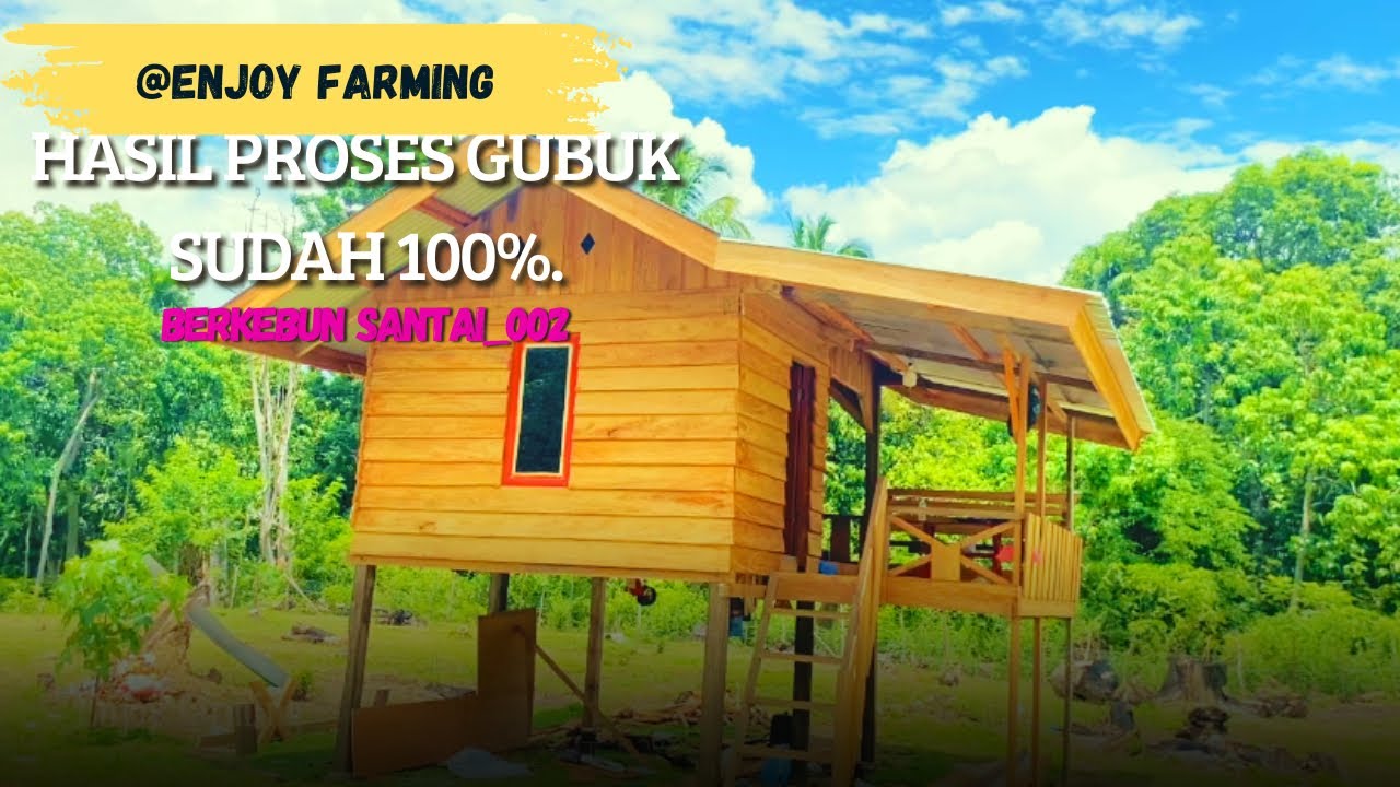 Hasil proses gubuk sudah 100%.#gubuk #kebunkakao#farming #enjoy 