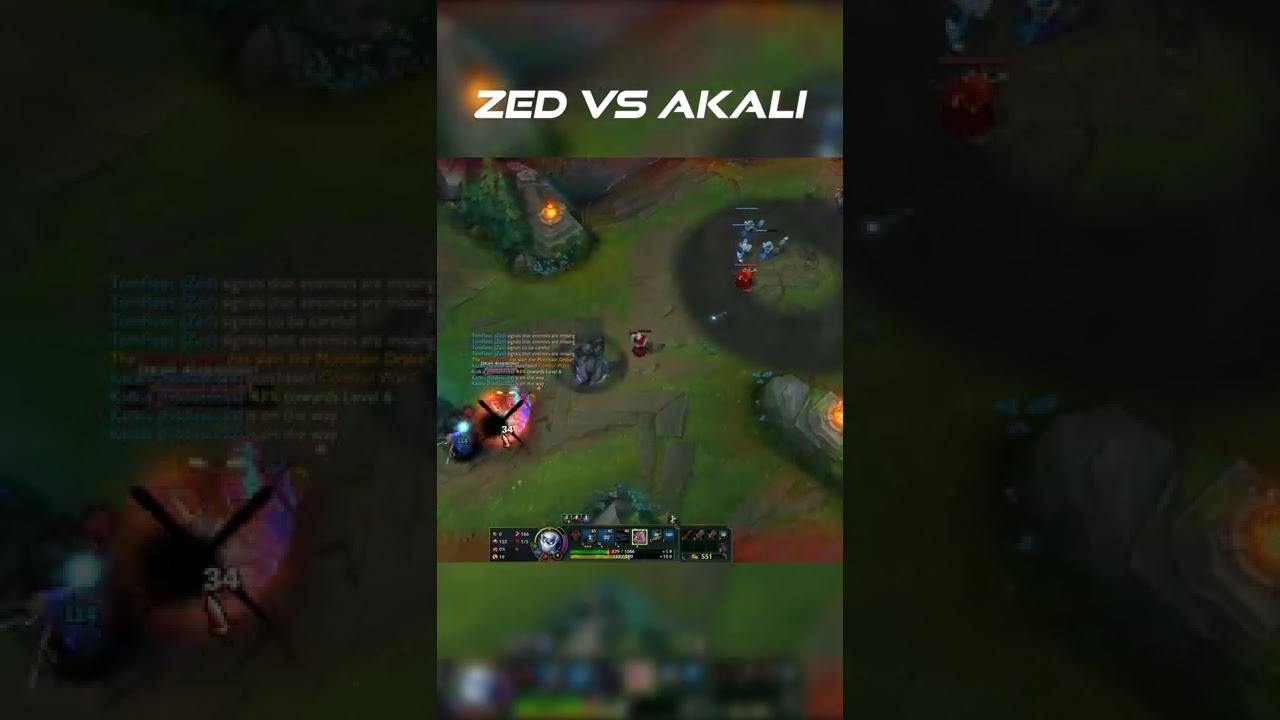 Zed vs Akali: The Ultimate Shadow Duel