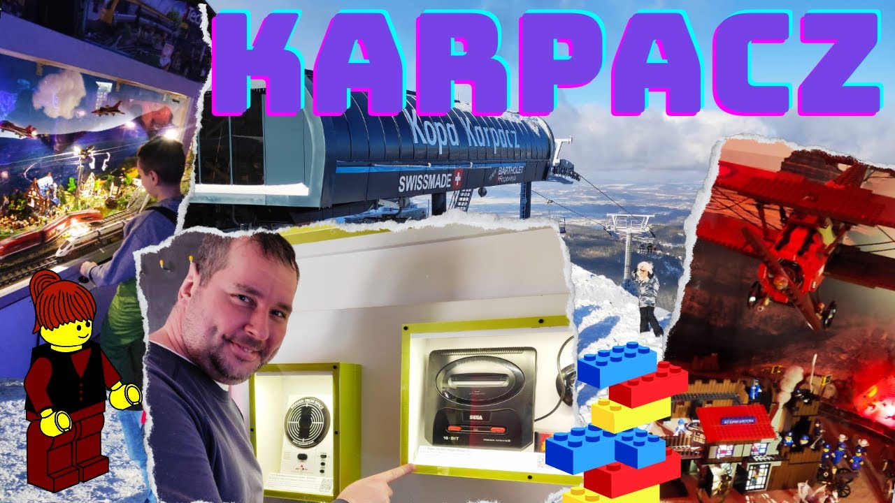 (4K!) KARPACZ: SKI ARENA KOLEJ LINOWA NA KOPĘ MUZEUM LEGO I TECHNIKI