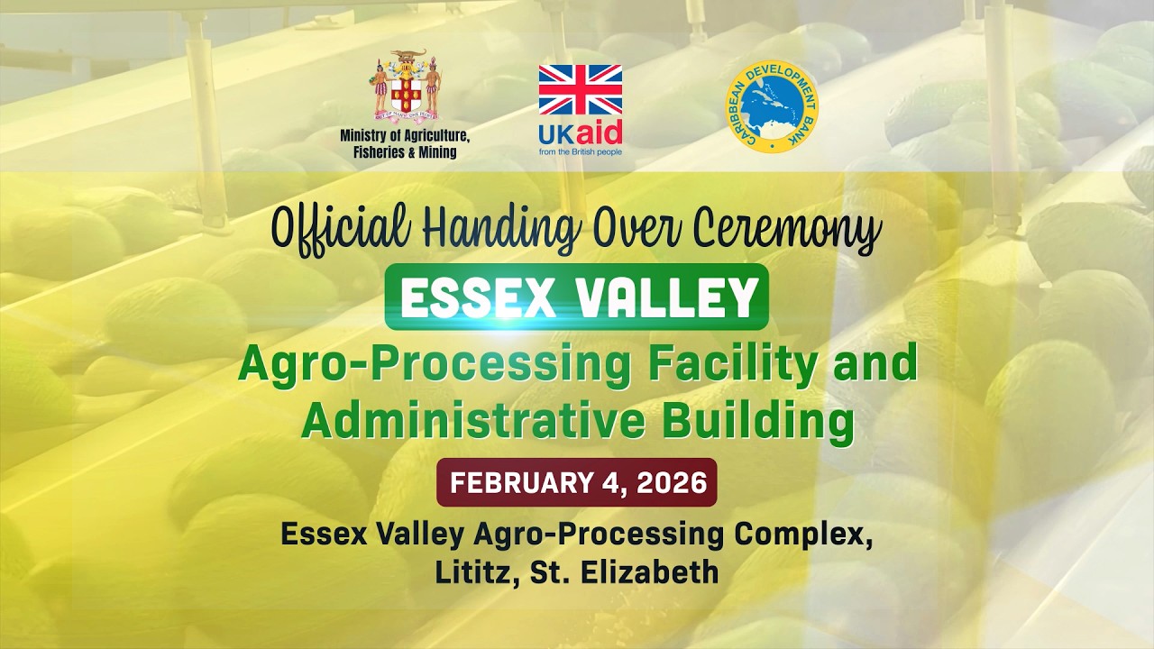 JISTV | Official Handing Over of Essex Valley Agro-Processing Facility and Administrative Building