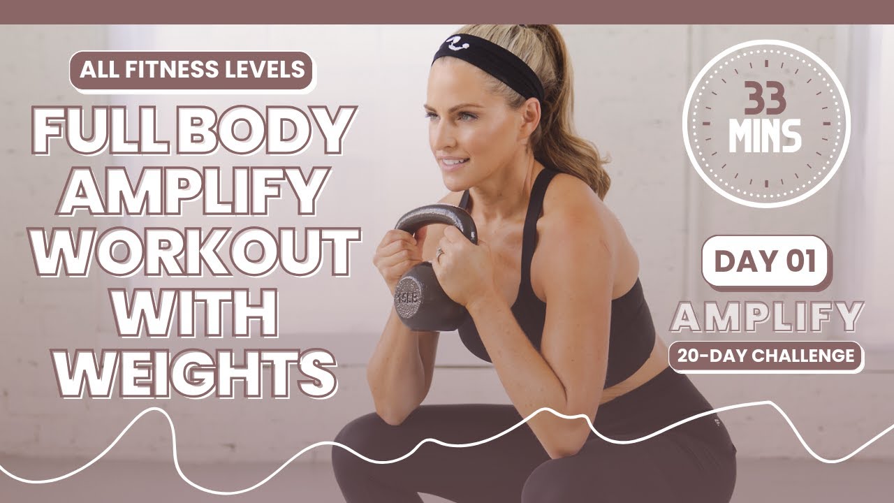 33-Minute Full Body Amplify Workout: Boost Strength, Tone Muscles, and Energize! - AMPLIFY DAY 1