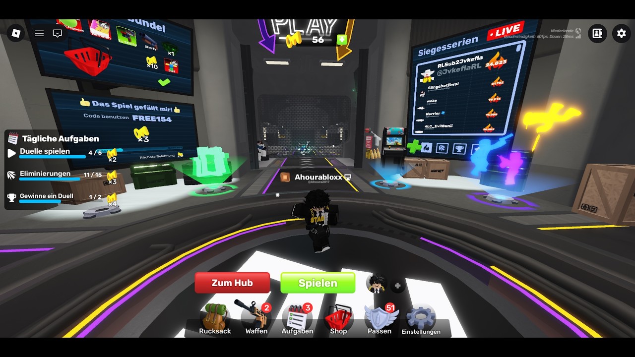 Mein erstes Video Roblox Rivals!