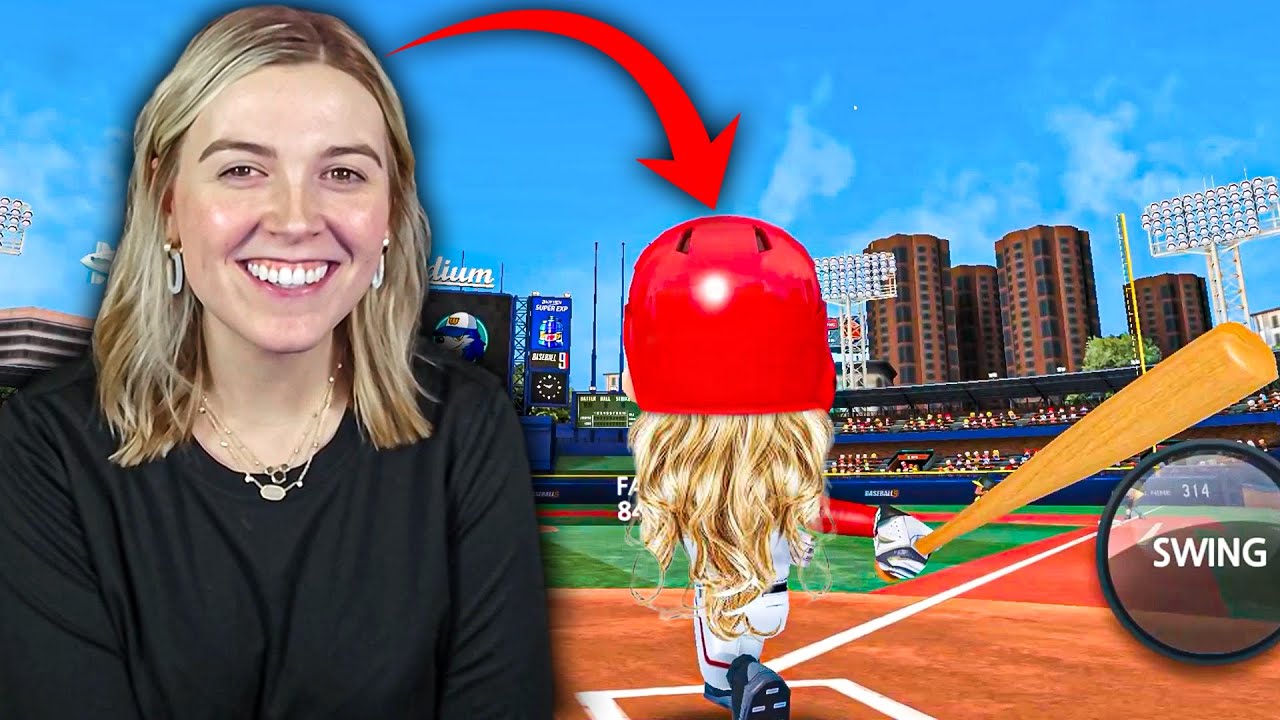 Baseball 9 but My Wife Plays for the First Time!