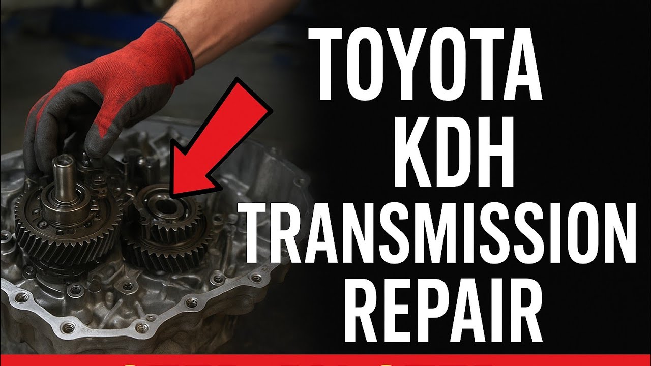 KDH transmission rebuild step-by-step 2