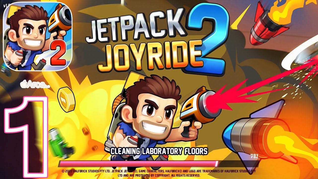 Jetpack Joyride 2 - Gameplay Walkthrough Part 1 [ Apple Arcade ]