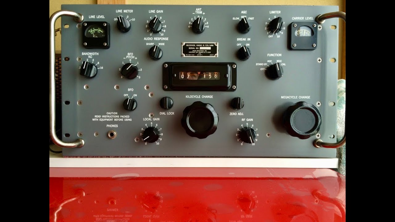 R-725/URR(R390/R 390A)受信機