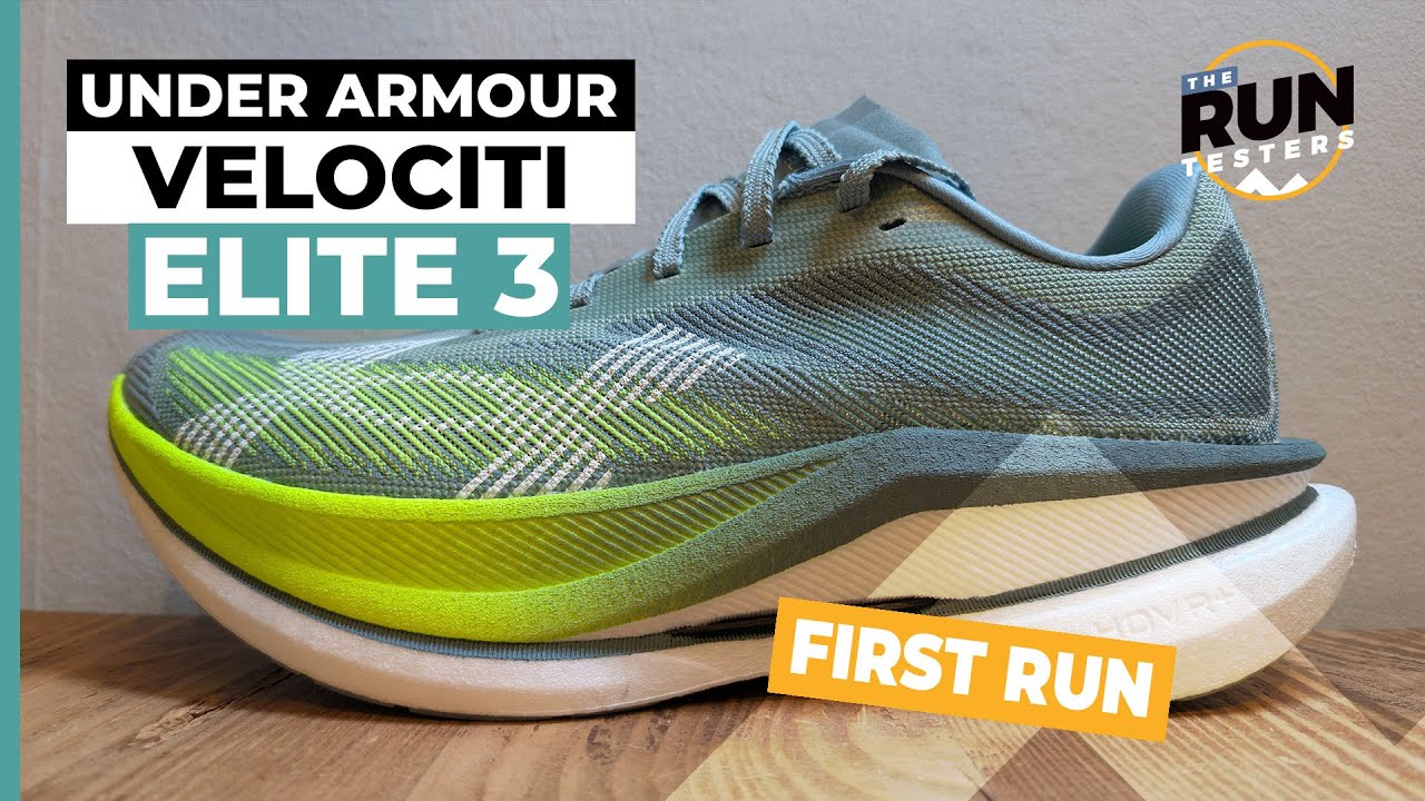 Pierwszy przejazd but&oacute;w wyścigowych Under Armour Velociti Elite 3: Wczesne przemyślenia na temat ...