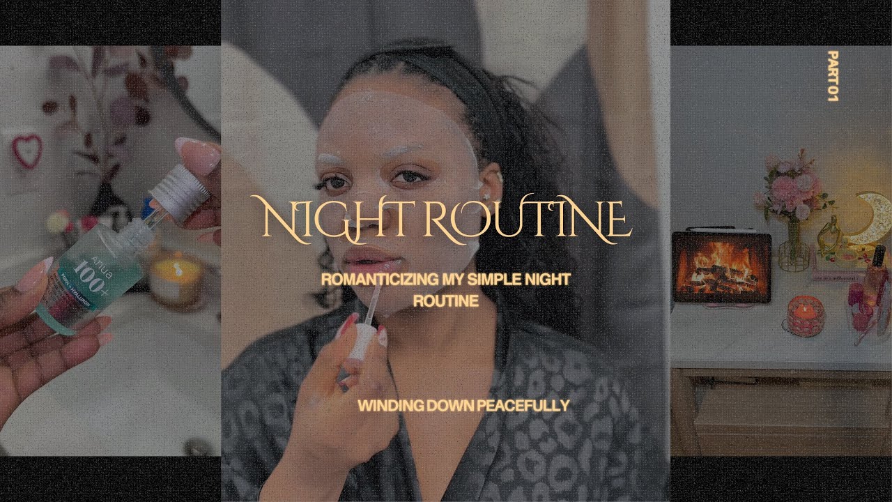 Relaxing night routine | Winding down | Perfect cozy night | Selfcare + Snack  + Movie night 