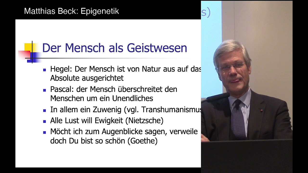 Matthias Beck: Epigenetik