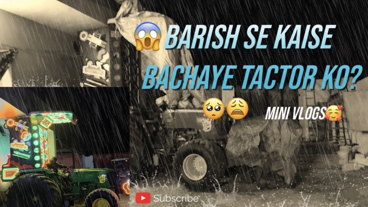 BARISH AGYI😩💦 / TACTOR KO KAISA BACHAYA AB😱🥺/ mini vlogs🥰 @SurajFafrana 