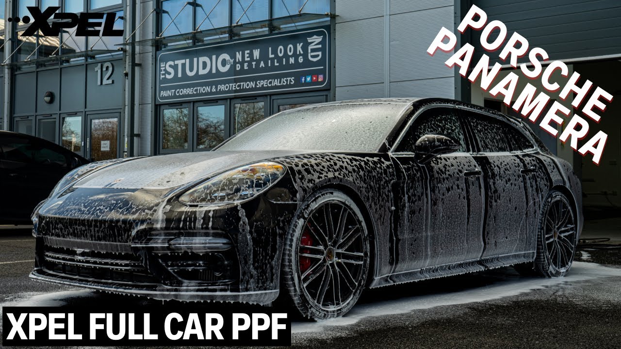 Porsche Panamera в The Studio для получения максимального пакета защиты — Xpel Full Car PPF