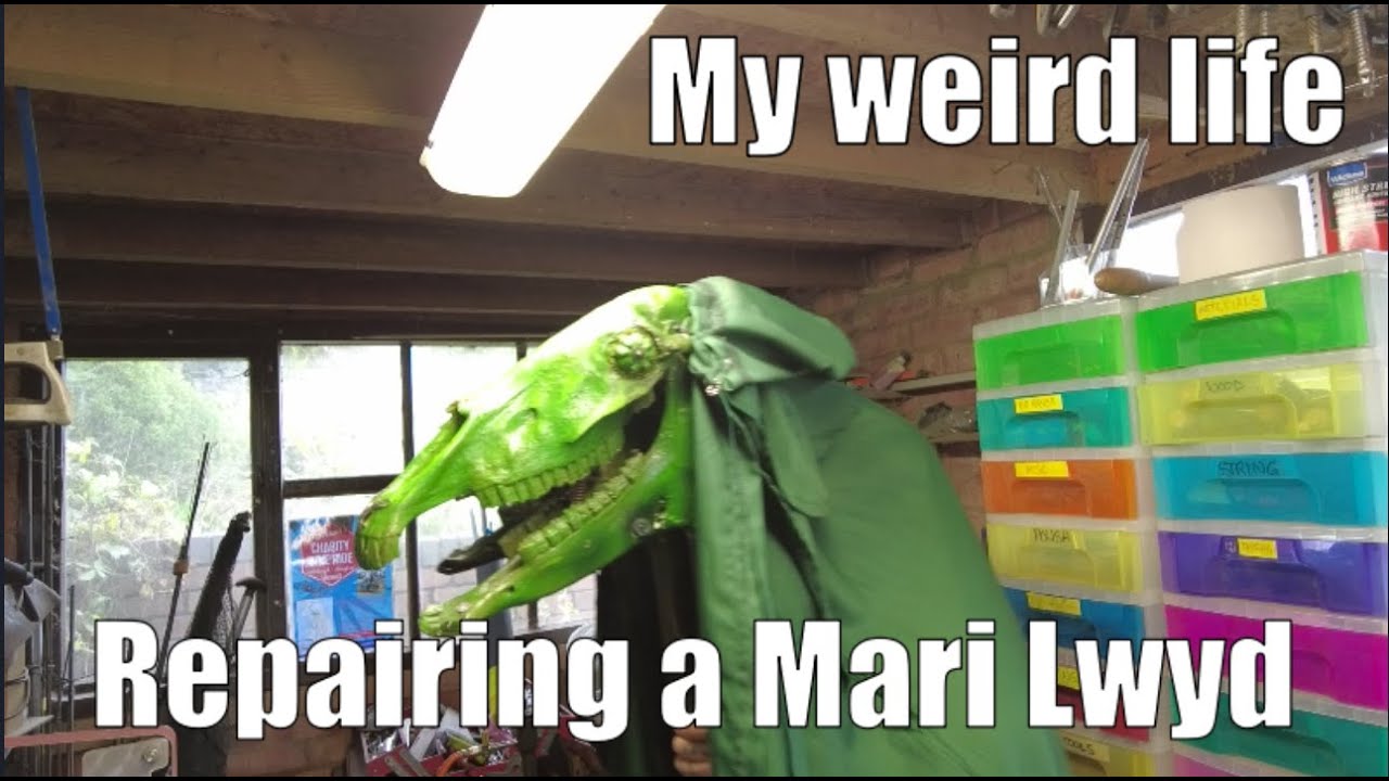 Repairing a Mari Lwyd, Horse skulls,