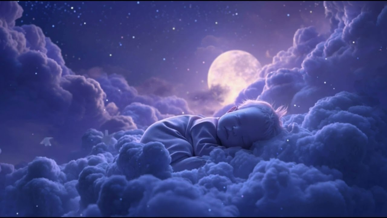 Baby Sleep Music 🌙 Fall Asleep in 3 Minutes 💕 Deep Night Calm 💫 Mozart & Brahms Lullabies