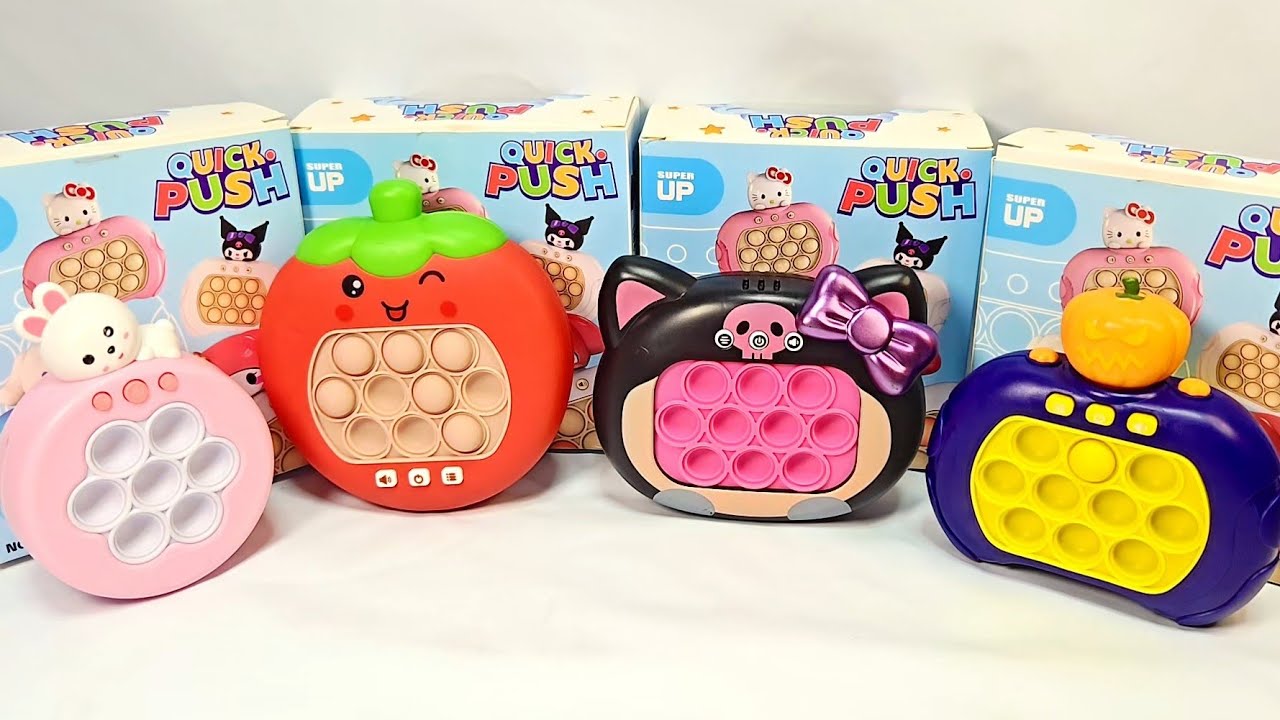ASMR Playing Pop it Electronic Fast Push Game Fidget Toy | Score Mode
