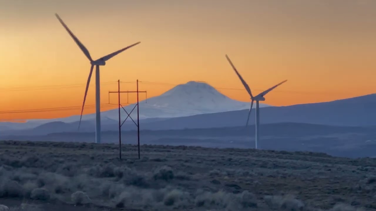 Las hermanas montañas de Oregon y Washington 