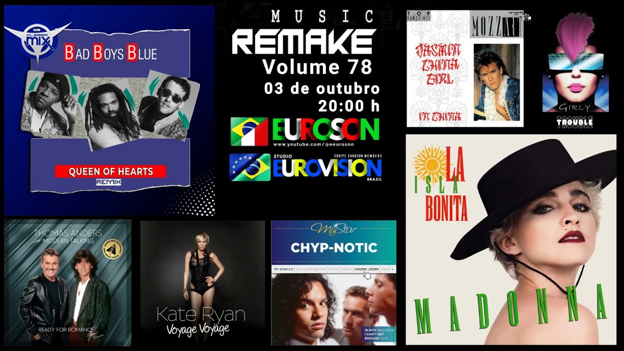 LV - EUROson - REMAKE 78 - 03/OUT/2025 - 20:00 h #italodisco #eurodisco #disco #italohits
