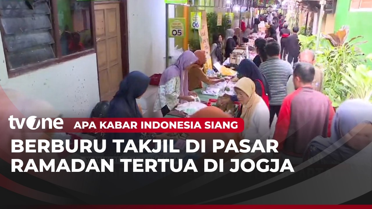 Pasar Sore Ramadan Kauman Diserbu Warga untuk Berburu Takjil | AKIS tvOne