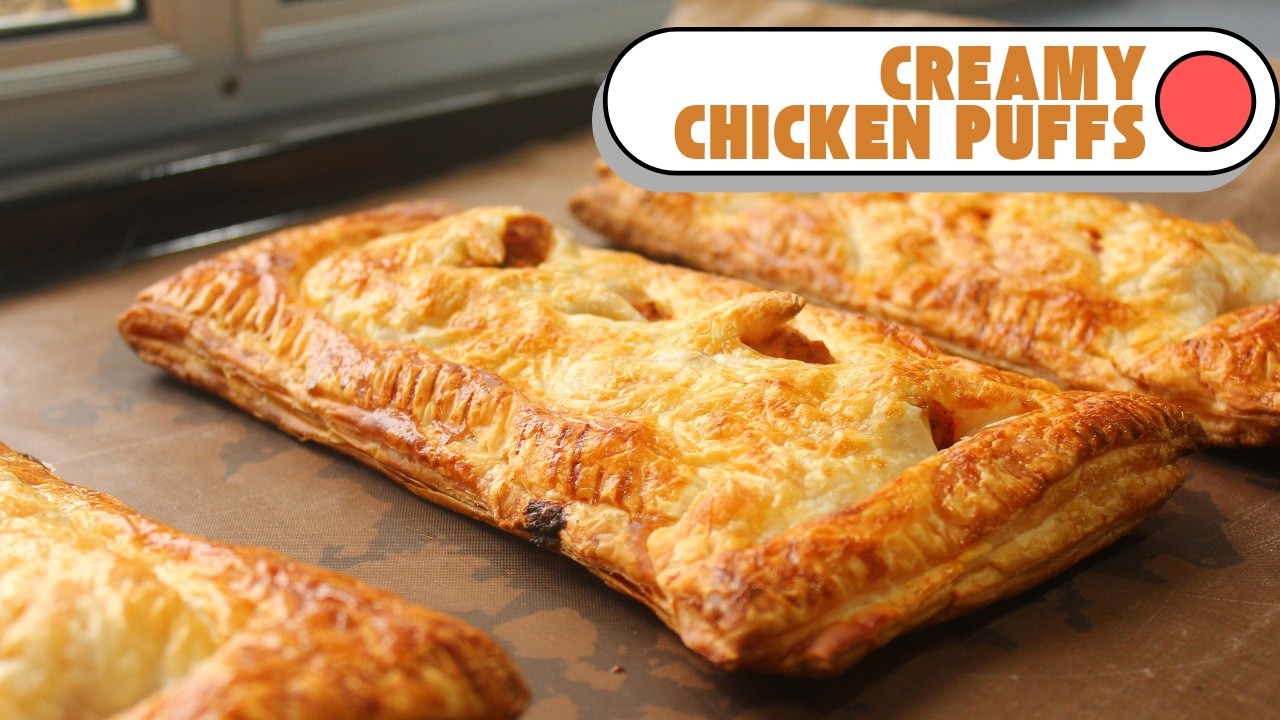 Puff Ayam Rangup Berkrim – Lagi Sedap Dari Kedai!