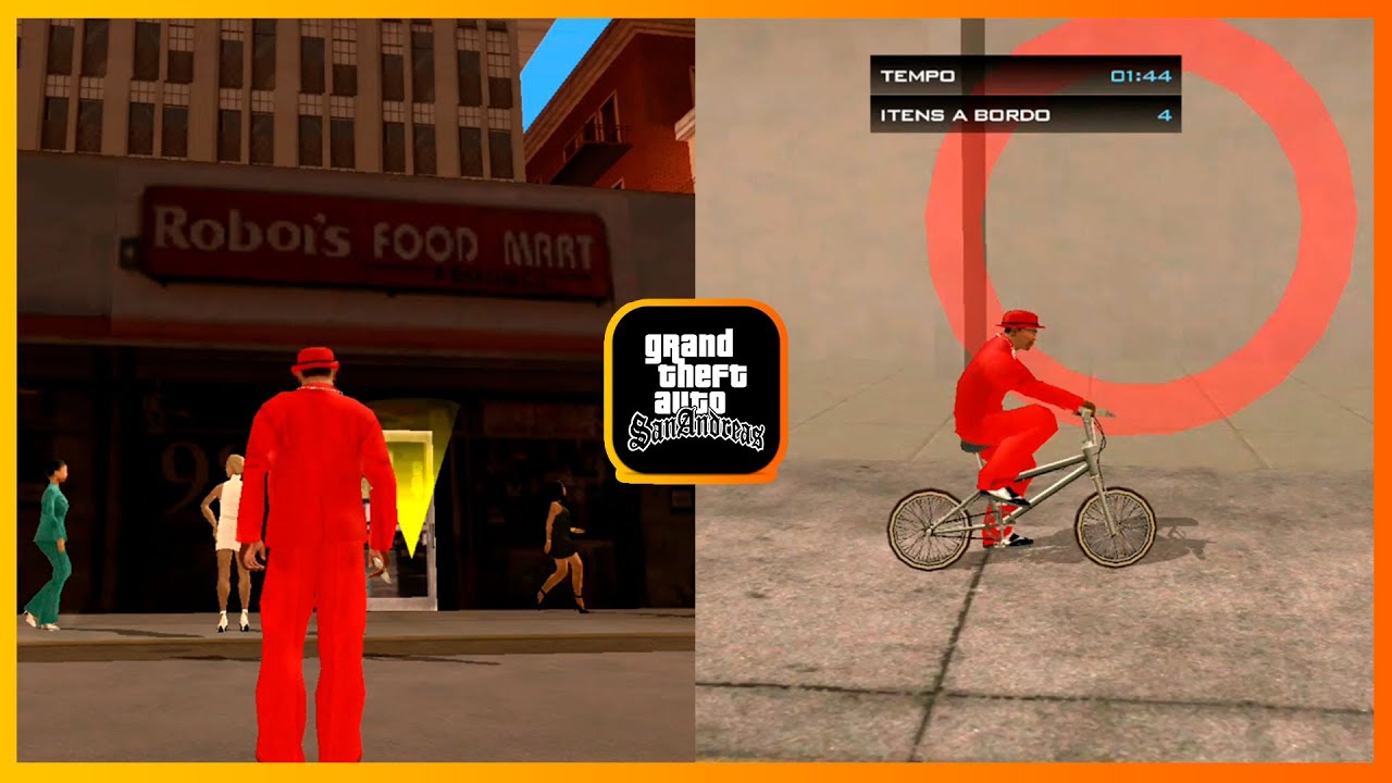MISSÃO ENTREGADOR DO ROBOI'S FOOD MART DO GTA SAN ANDREAS!