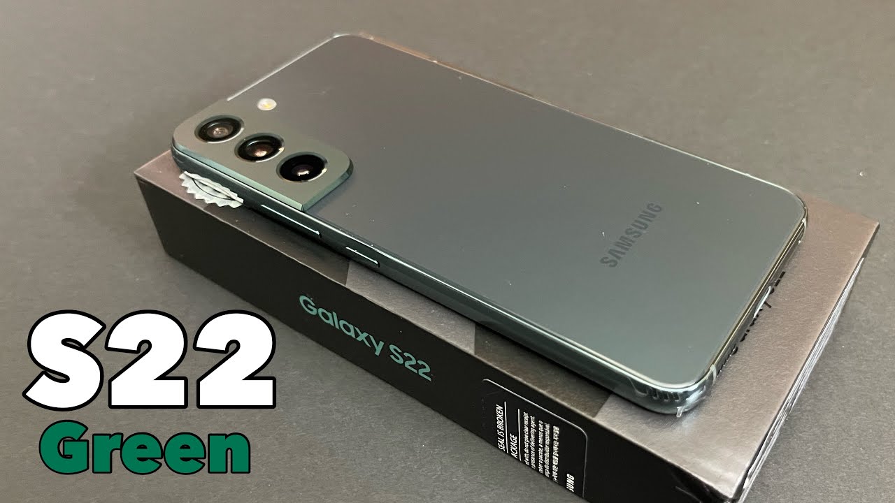 Unboxing SAMSUNG S22 - Green