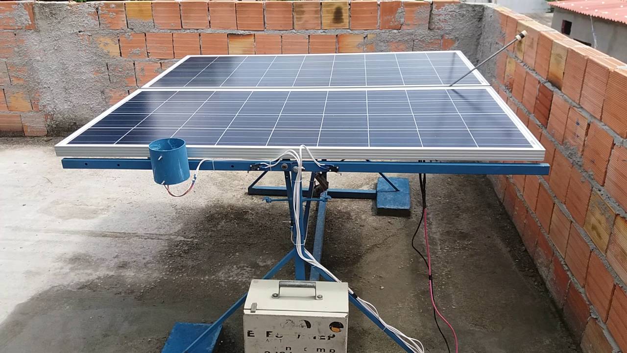 energia solar - seguidor solar (solar tracker) - parte 2