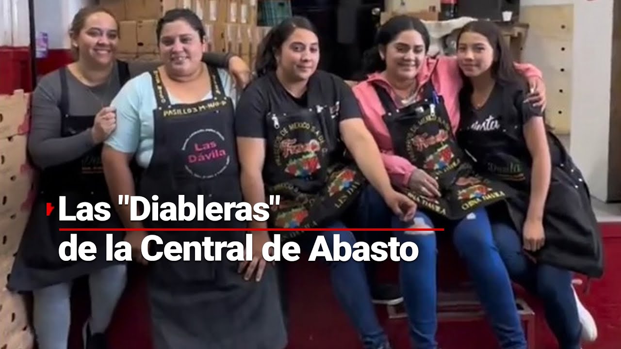 ¡Hermanas y 'Diableras'! | Su diablito es su principal fuente de trabajo en la Central de Abasto