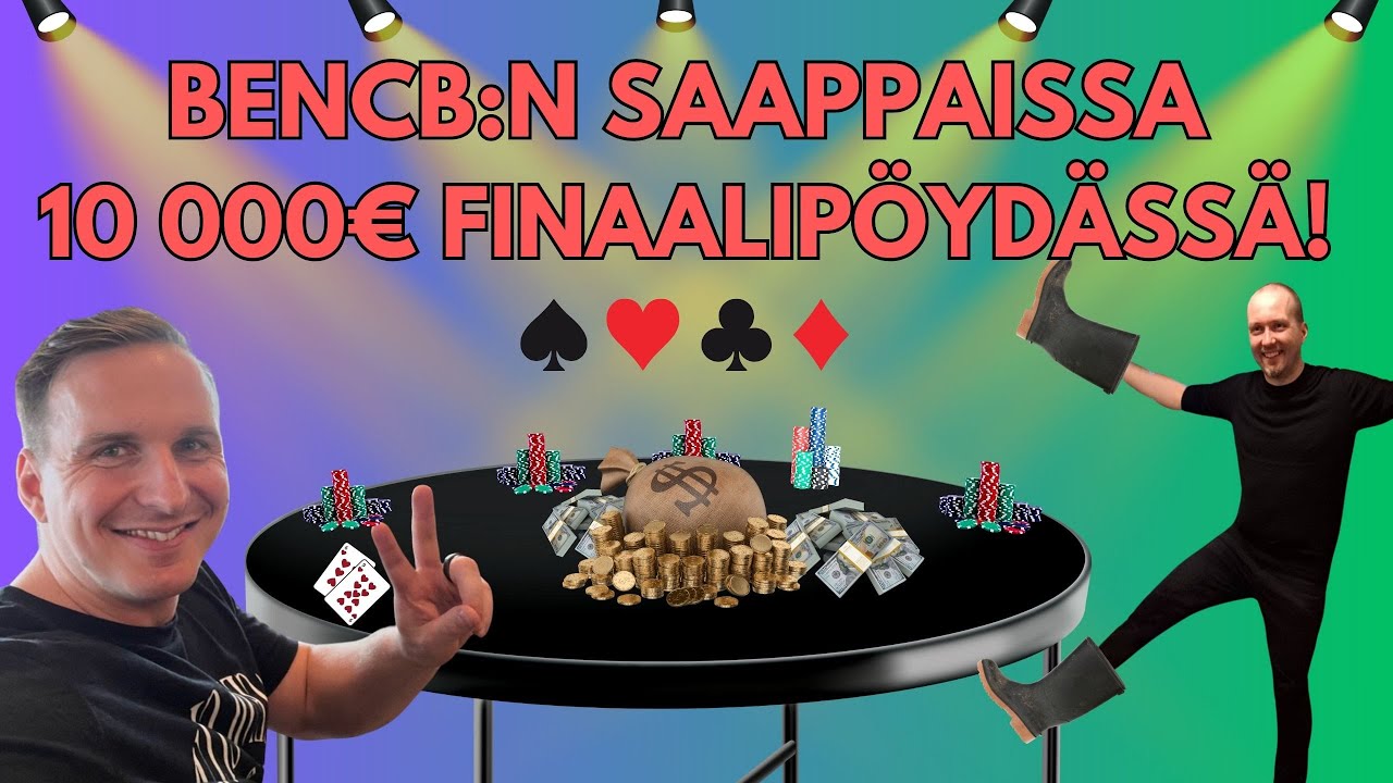 Bencb:n saappaissa GG Millionsin finaalip&ouml;yd&auml;ss&auml;! #suomipokeri #turnauspokeri #nettipokeri