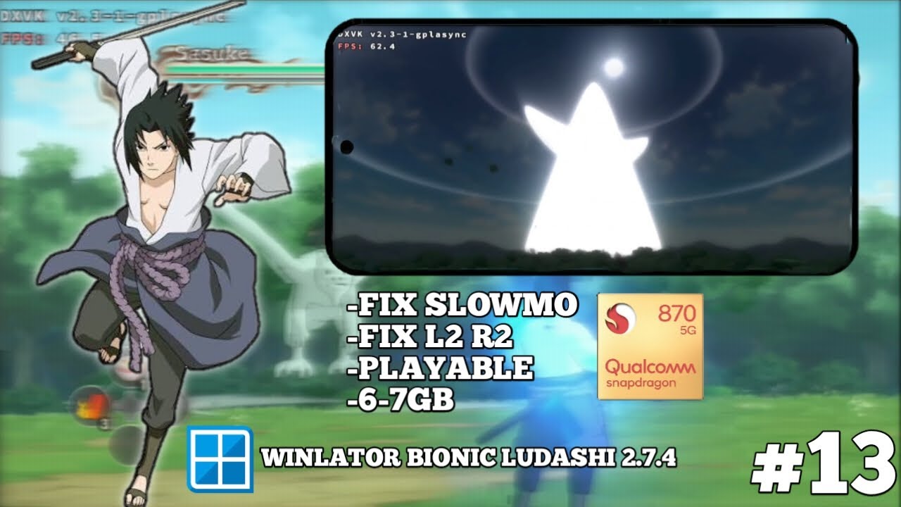 Sasuke Vs Deidara Naruto Shippuden Ultimate Ninja Storm 2 || WINLATOR BIONIC LUDASHI V 2.7.4 #13
