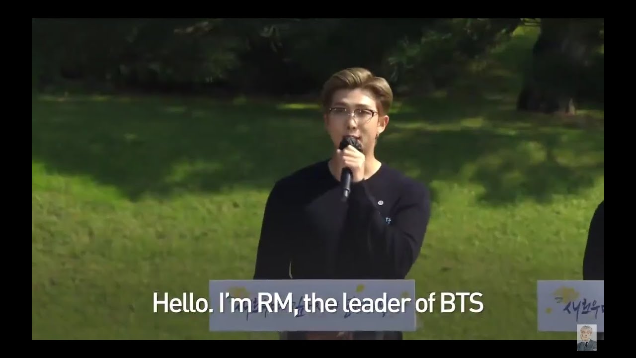 [ENG SUB] BTS (방탄소년단) SPEECH AT FIRST YOUTH DAY 2020 AT BLUE HOUSE WITH PRESIDENT OF SOUTH KOREA
