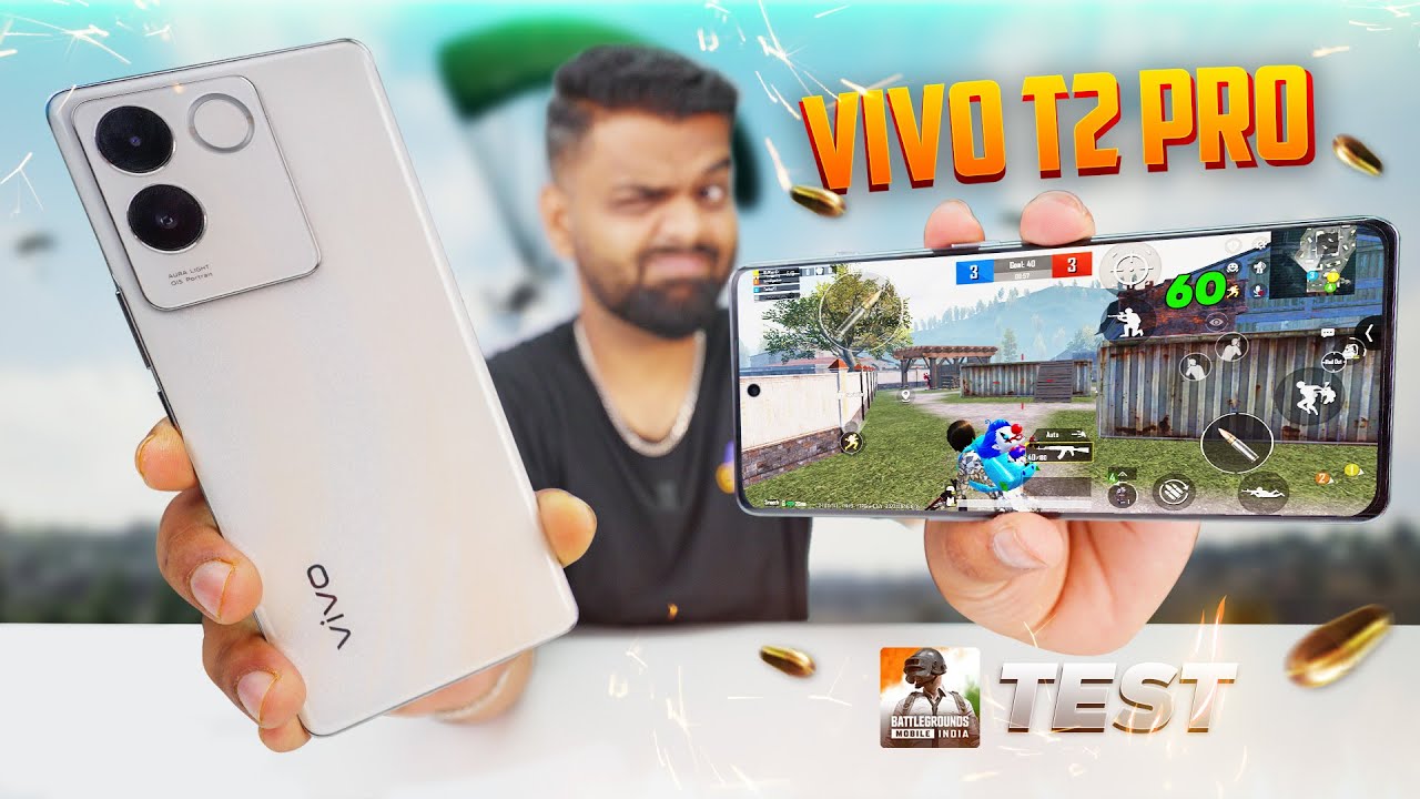 vivo T2 Pro 5G 🔥 PUBG Test with FPS!