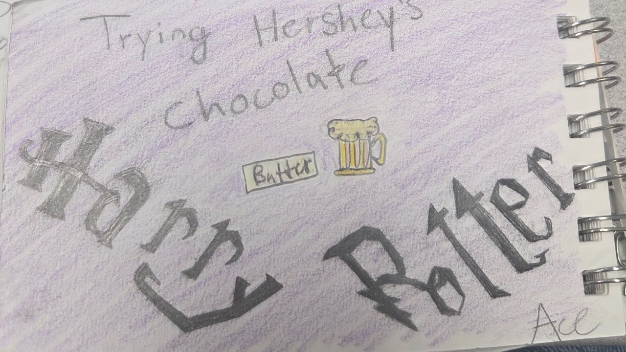 Trying Hershey's Harry Potter chocolate kisses