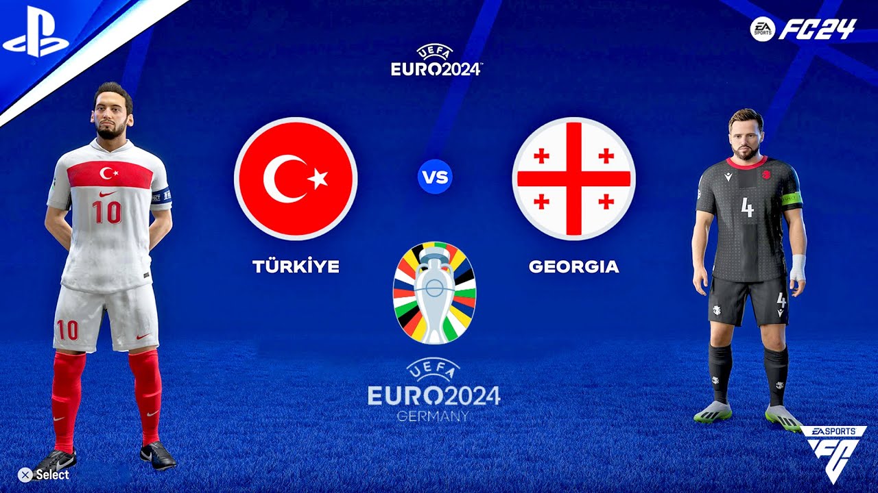 FC 24 - Turkey vs Georgia - - UEFA EURO 2024 Group Stage Match Day 1 | PS5™ Gameplay 4K HDR