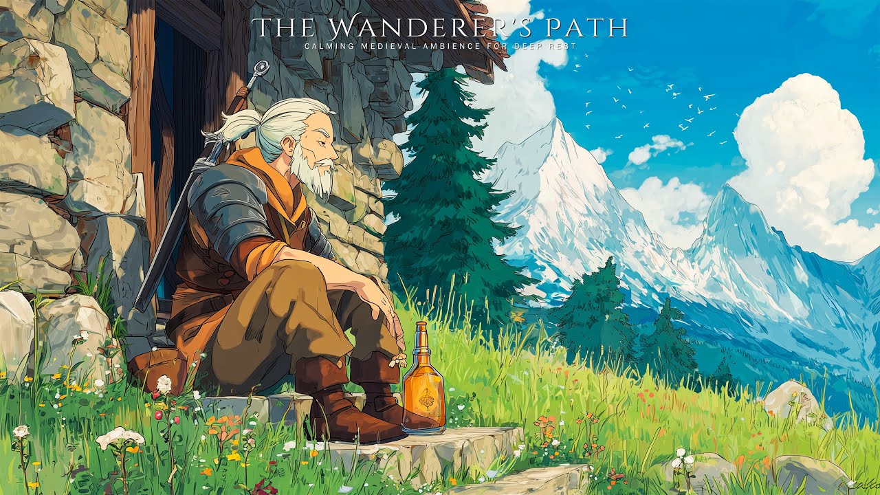 The Wanderer's Path | Calming Medieval Ambience for Deep Rest