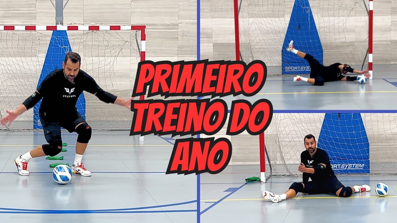 Treino para voltar ao ritmo depois das férias #futsal #goleiro #futebol