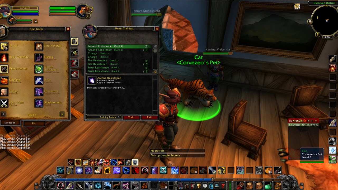 Corvezeo: WOW Classic: How how to unlock | train new pet abilities