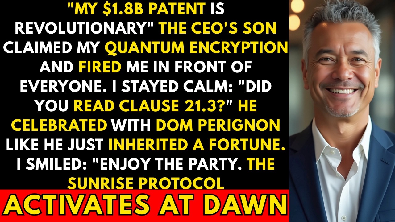 CEO's Son Claimed My $1.8B Patent & Fired Me— So I Activated My Kill Switch And Destroyed His Empire