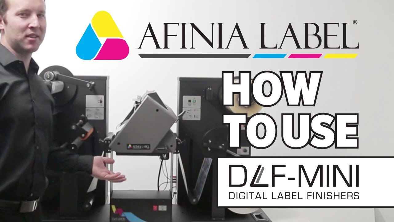 Basic operation: DLF-140s and DLF-220s Desktop Digital Label Finishers from Afinia Label