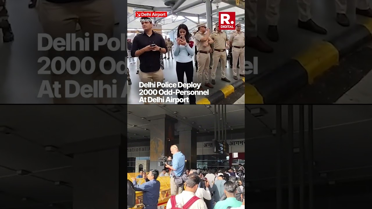 Delhi Police Deploy Over 2000 Personnel At Delhi Airport As CJP's Abhijeet Dipke