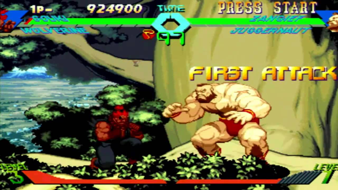 X-Men vs. Street Fighter EX Edition -  Akuma/Wolverine (PSX)