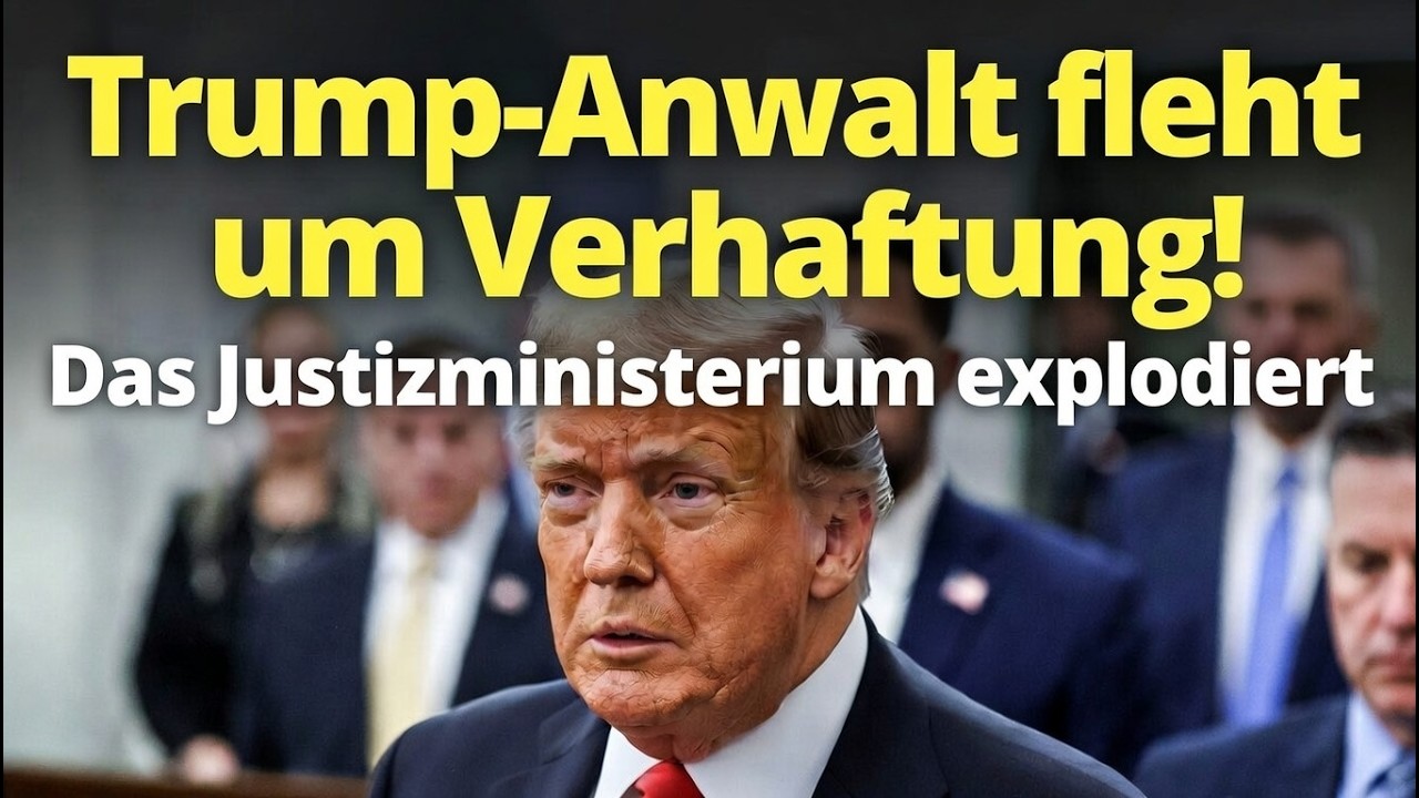 Nach Trumps Anordnung bricht im Justizministerium ein Tumult aus  Anwalt fleht um seine Verhaftung!