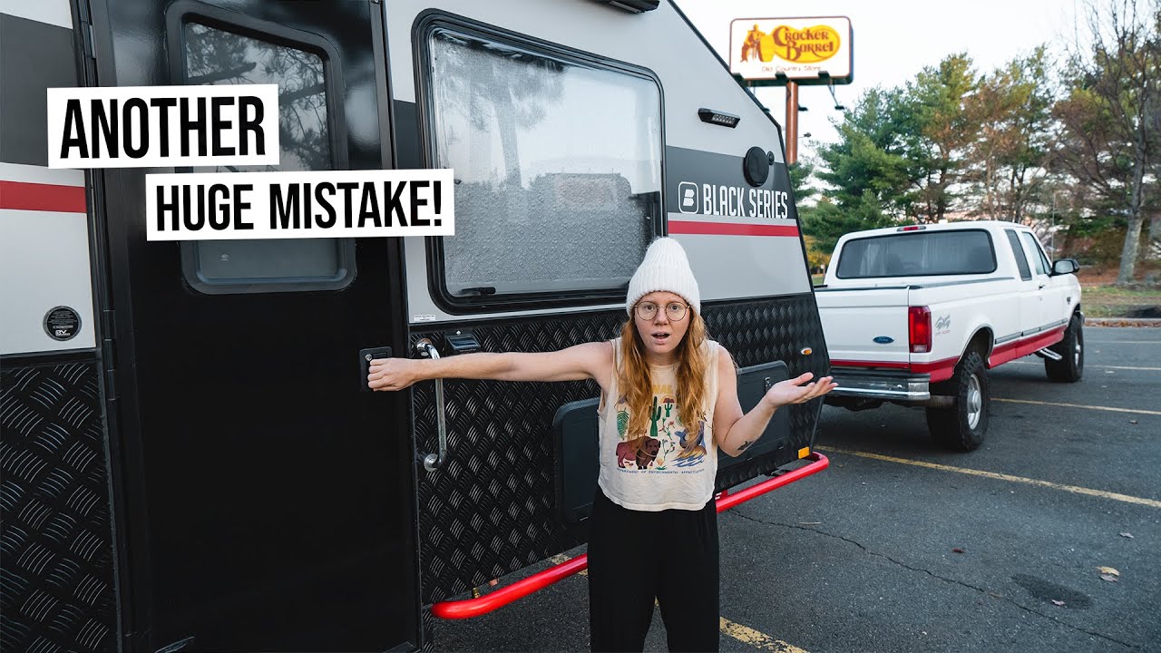 Overnight RV Camping in a Cracker Barrel PARKING LOT! - We’re Locked Out AGAIN!?