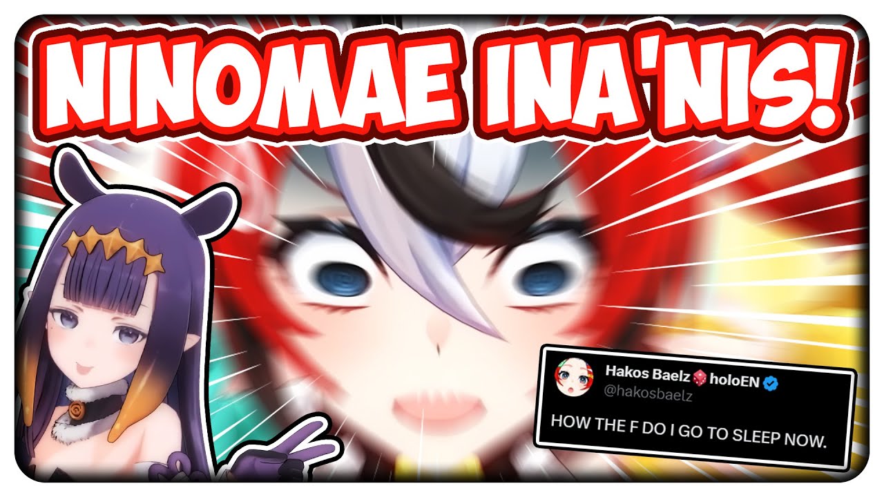 Bae couldn't sleep, what would Ina do? 【Hololive EN】