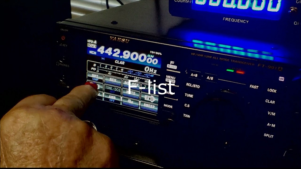 Программирование Yaesu FT-991A Fusion