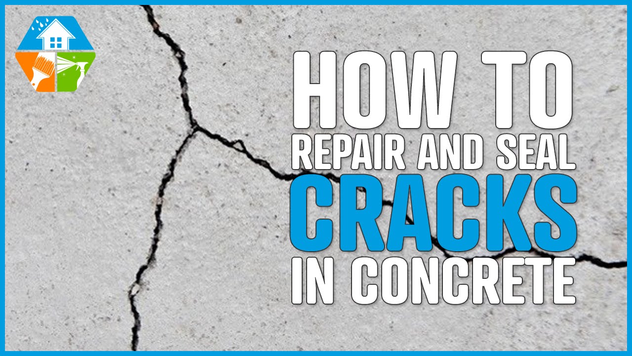 How to repair, seal and waterproof large cracks in concrete, cement, steel, pvc