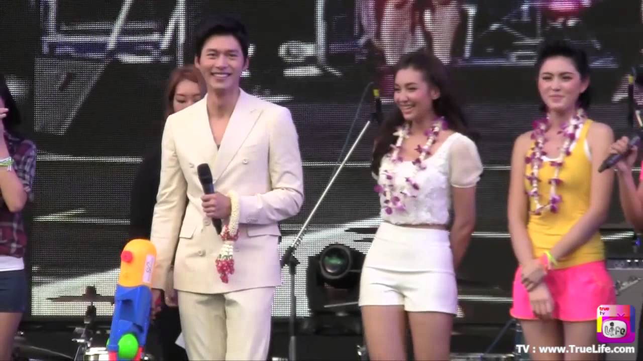 3นางเอก ฉลองสงกรานต์พร้อมหนุ่มเกาหลี Hyun Bin
