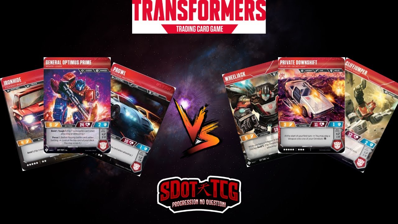 Transformers TCG: SDBG Vl Finals- Secret Sentinels vs Aggro Cars